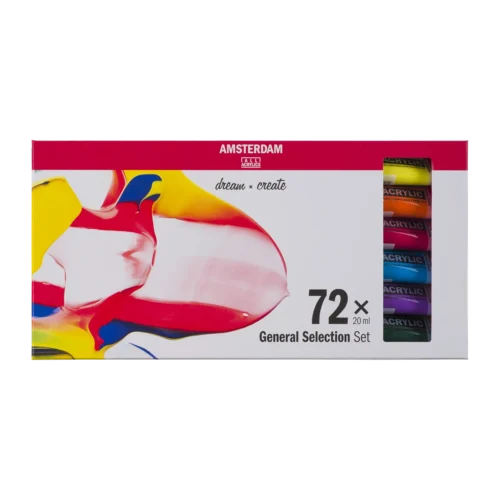Amsterdam Standard Series Acrylic Paint General Selection Set | 72 x 20 ml