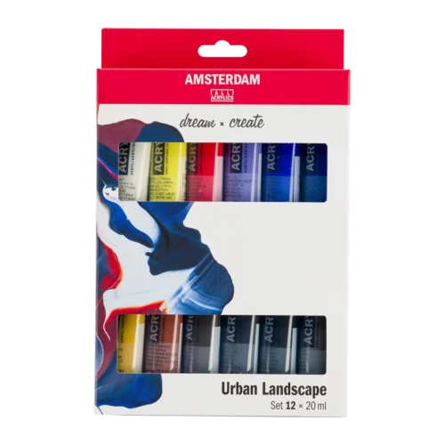 Amsterdam Standard Series Acrylic Paint Urban Landscape Set | 12 x 20 ml