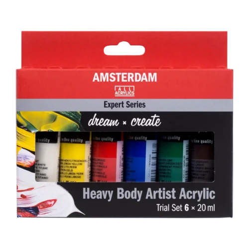 Amsterdam Expert Series Acrylic Paint Trial Set | 6 x 20 ml