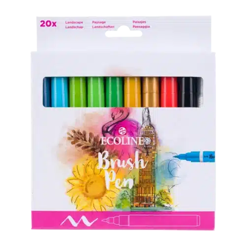 Ecoline Brush Pen Set Landscape | 20 Colours