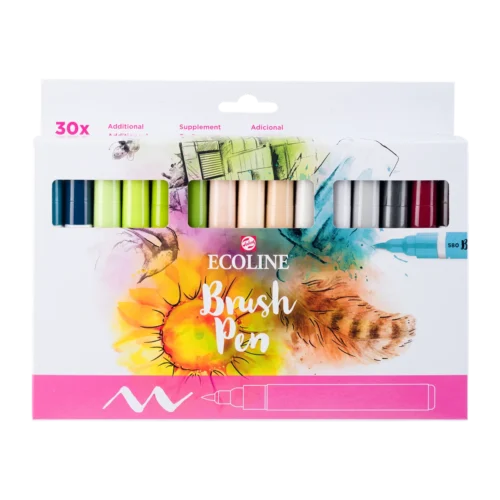 Ecoline Brush Pen Additional Selection Set | 30 Colours