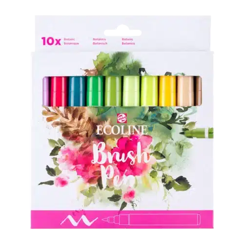 Ecoline Brush Pen Set Botanic | 10 Colours