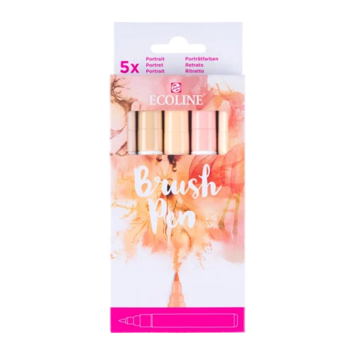 Ecoline Brush Pen Portrait Set | 5 Colours