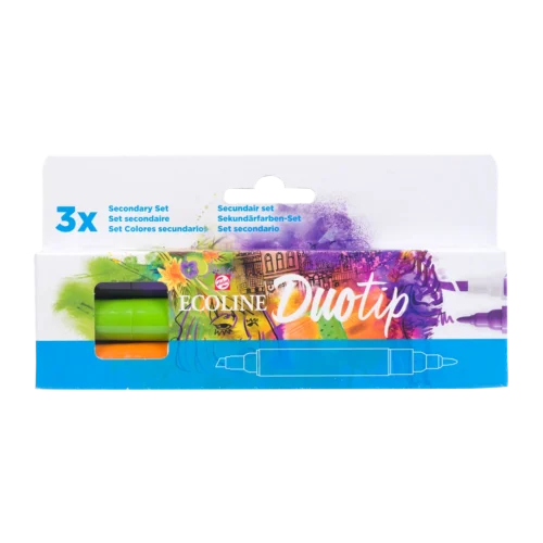 Ecoline Duotip Marker Set Secondary | 3 colours