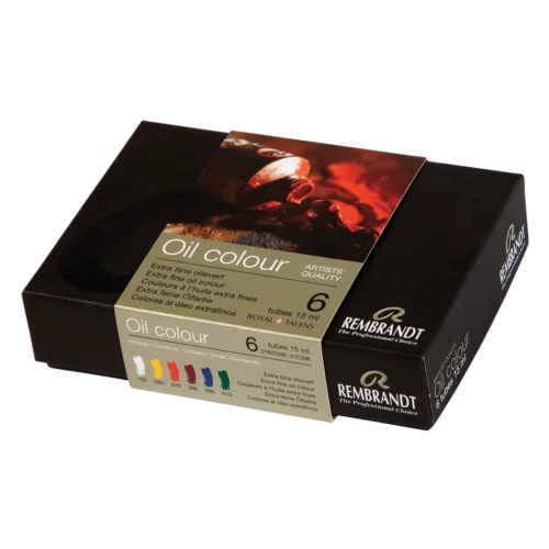 Rembrandt Oil Colour Starter Set | 6 x 15 ml