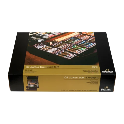 Rembrandt Oil Colour Wooden Box Set Excellent