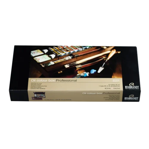 Rembrandt Oil Colour Wooden Box Set Professional