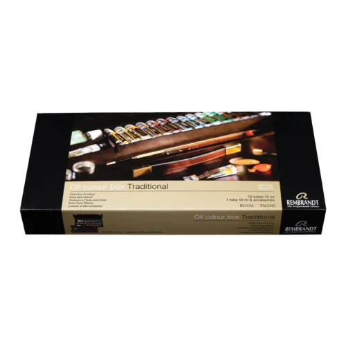 Rembrandt Oil Colour Wooden Box Set Traditional