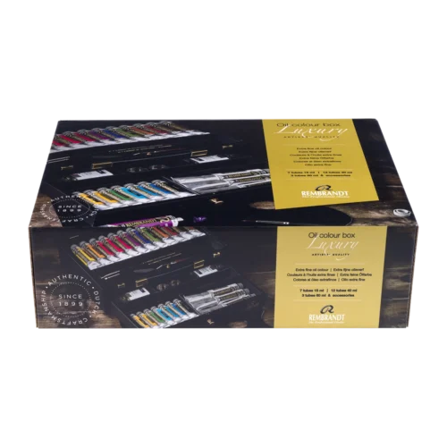 Rembrandt Oil Colour Wooden Box Set Luxury