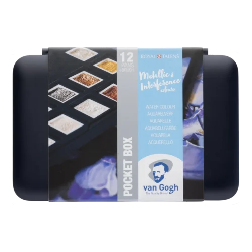 Van Gogh Watercolor Pocket Box Specialty Colours | 12 half pans