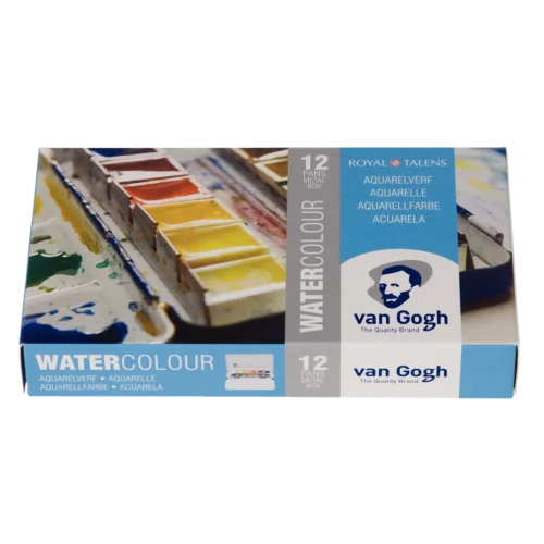 Van Gogh Watercolour Metal Case Set | 12 half pans