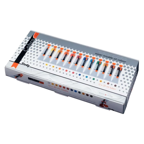 Cobra Study Water Mixable Oil Colour Set | 12 x 20 ml