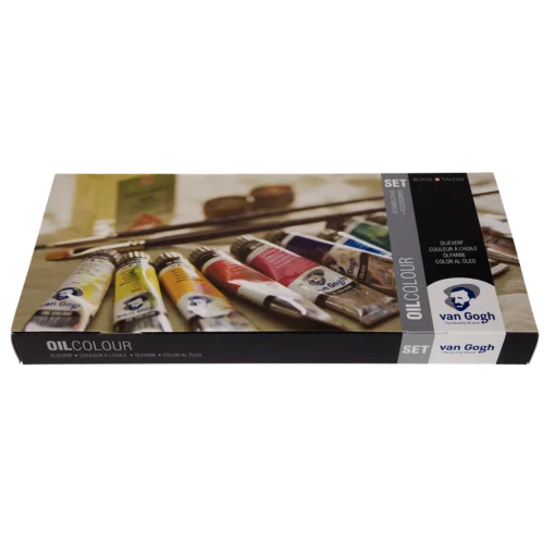 Van Gogh Oil Colour Advanced Set | 10 x 20 ml + accessories