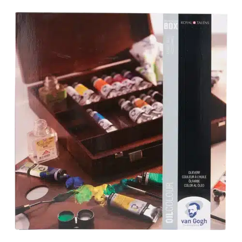 Van Gogh Oil Colour Wooden Box Inspiration | 14 x 40 ml + accessories