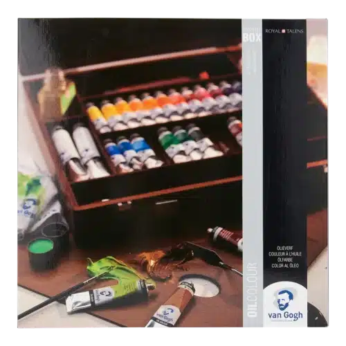 Van Gogh Oil Colour Wooden Box Expert | 24 x 20 ml, 2 x 60 ml + accessories