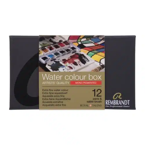 Rembrandt Watercolour Metal Tin Set Mono-Pigmented Colour Selection