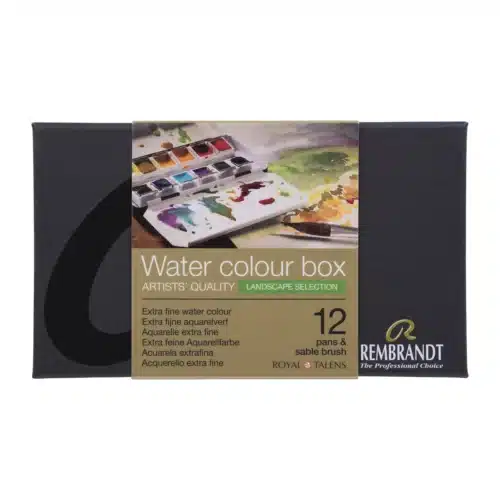 Rembrandt Watercolour Metal Tin Set Landscape Colour Selection