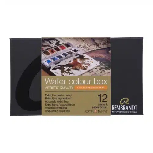 Rembrandt Watercolour Metal Tin Set Urban Landscape Colour Selection