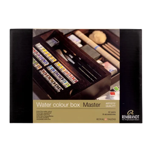 Rembrandt Watercolour Wooden Box Set Master