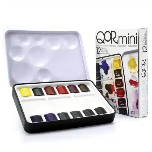 QoR Watercolor Mini 12 Half Pan Set