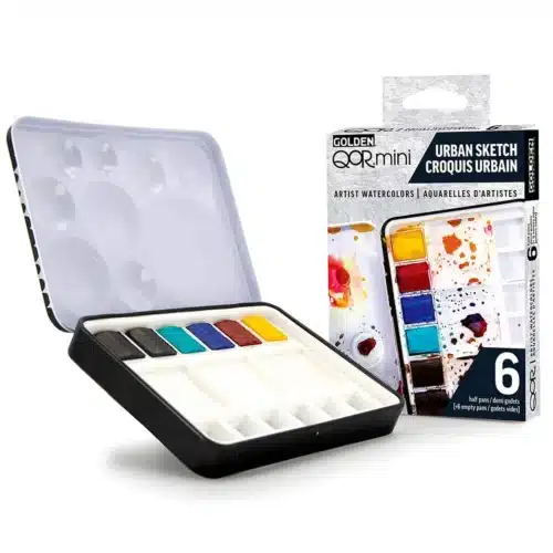 QoR Watercolor Half Pan Set - Urban Sketch