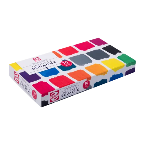 Talens Gouache Extra Fine Basic Set | 10 x 20 ml tubes