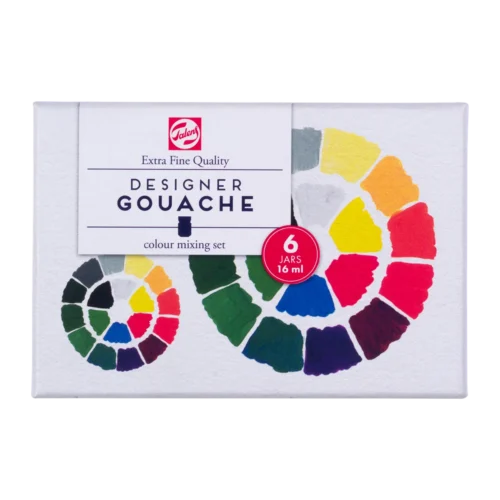 Talens Gouache Extra Fine Primary Set | 6 x 16 ml