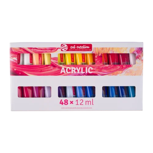 Talens Art Creation Acrylic Colour Set | 48 x 12 ml