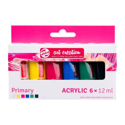 Talens Art Creation Acrylic Colour Set Primary | 6 x 12 ml