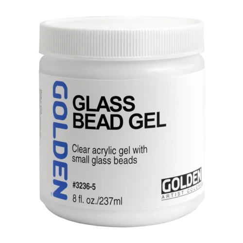 Golden Glass Bead Gel
