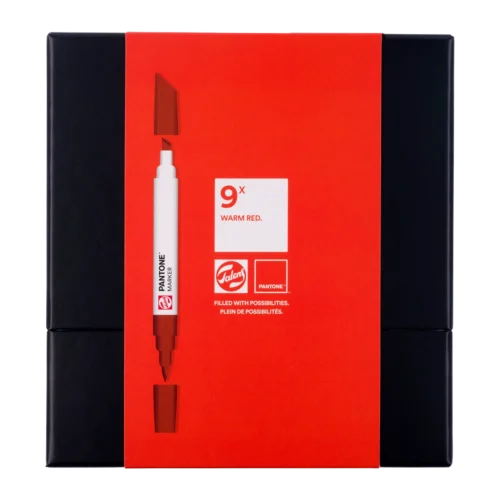 Talens | Pantone Marker Set 9X Warm Red