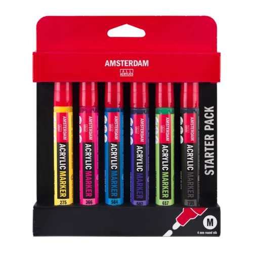 Amsterdam Acrylic Marker Intro Set | 4 colors