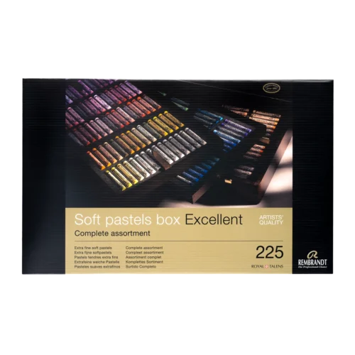 Rembrandt Soft Pastel Wooden Box Set Excellent| 225 Whole Pastels
