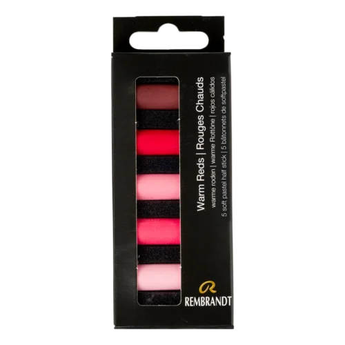 Rembrandt Soft Pastel Set Warm Reds | 5 Half Pastels