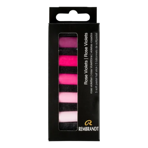Rembrandt Soft Pastel Set Rose Violets | 5 Half Pastels