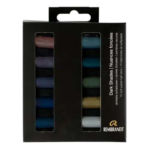 Rembrandt Soft Pastel Set Dark Shades | 10 Half Pastels