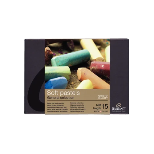 Rembrandt Soft Pastel Set General Selection | 15 Half Pastels