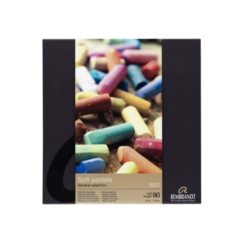 Rembrandt Soft Pastel Set General Selection Professional | 90 Half Pastels