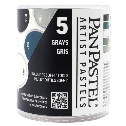 PanPastel 5 Grays Set