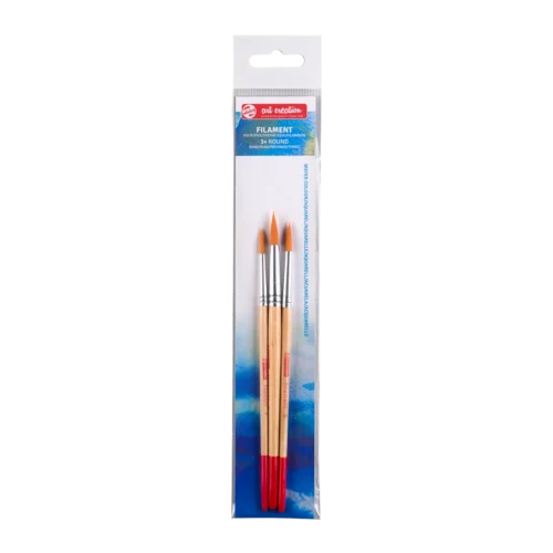 Talens Art Creation Watercolour Round Brush Set | 3 polyester brushes