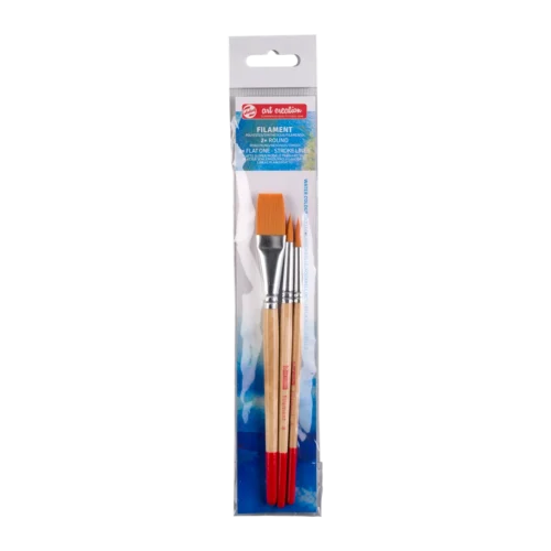 Talens Art Creation Watercolour Brush Set | 3 polyester brushes