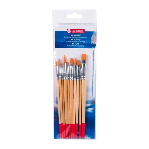 Talens Art Creation Watercolour Brush Set | 10 polyester brushes