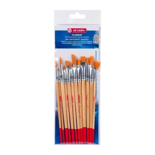 Talens Art Creation Watercolour Brush Set | 12 polyester brushes