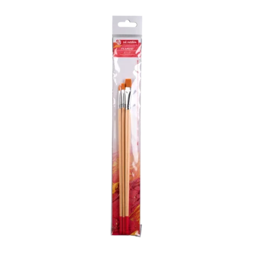Talens Art Creation Oil & Acrylic Brush Set | 3 polyester brushes