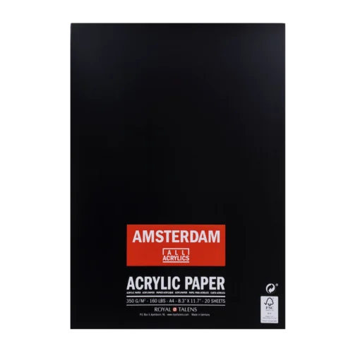 Amsterdam Acrylic Paper Block | 350 g, 20 sheets