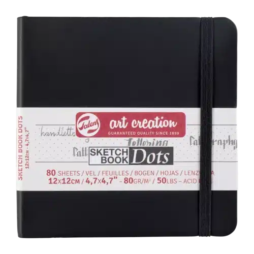 Talens Art Creation Dotted Sketchbook | 12 x 12 cm, 80 g, 80 sheets