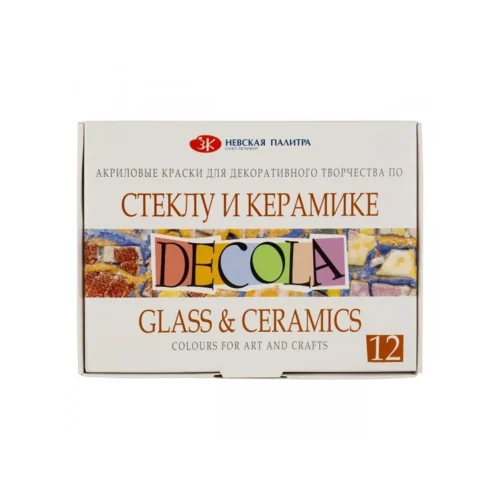 Decola Glass & Ceramics Paint Set | 12 x 20 ml